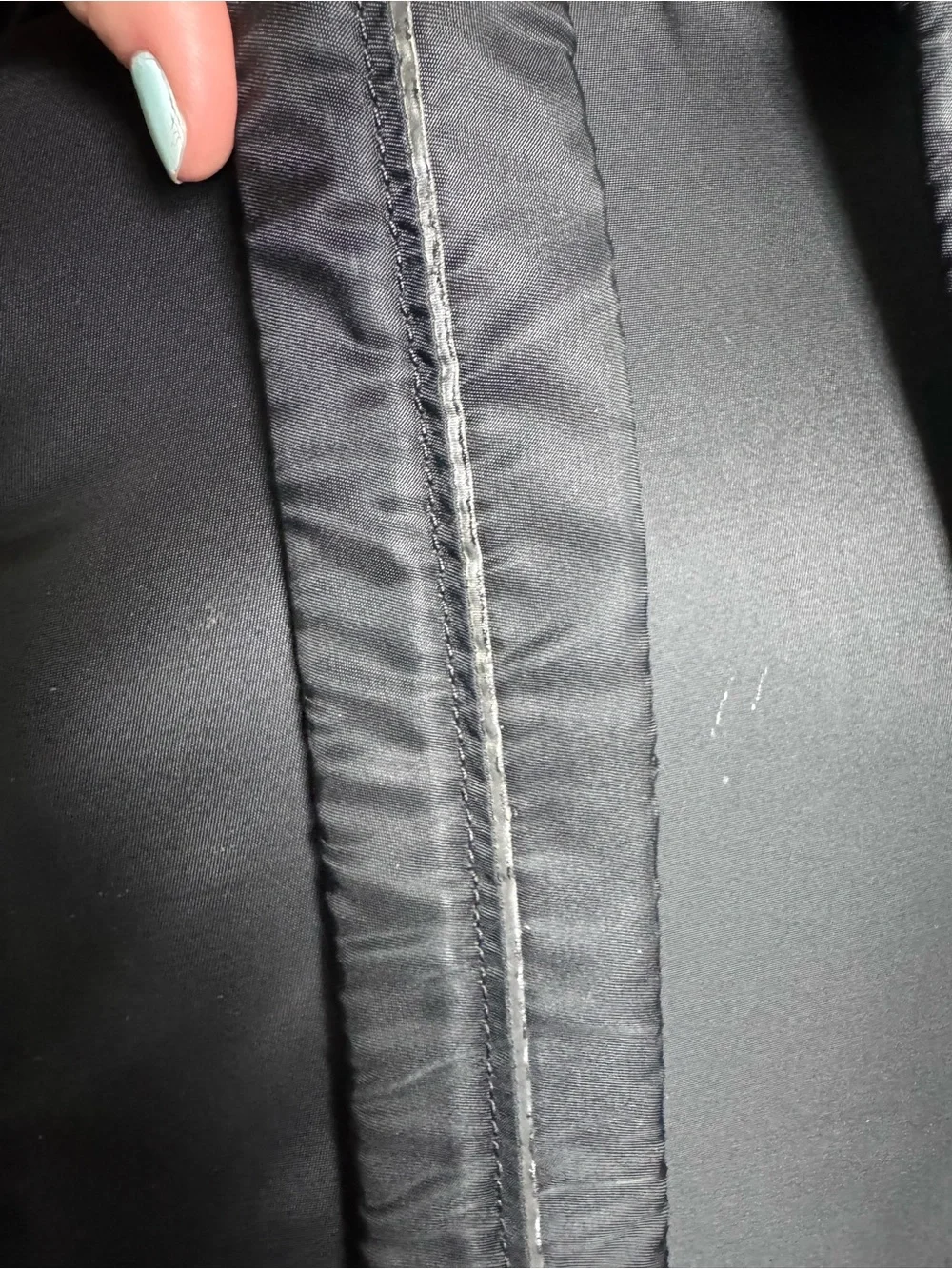 lululemon athletica Black Nylon Rucksack Backpack
